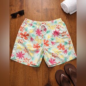 Peter Millar Tropical Floral Swim Trunks